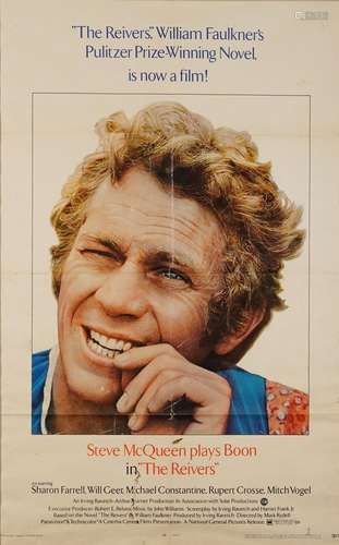 Steve McQueen interest The Reivers film poster, copyright Ci...