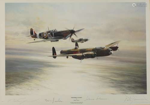 Robert Taylor - Memorial Flight, print in colour, signed by ...