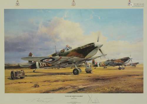 Robert Taylor - Eagle Squadron Scramble, print in colour, si...