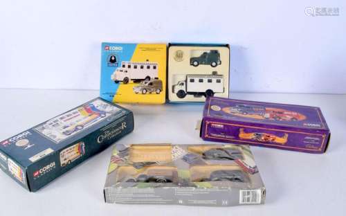 A collection of boxed Corgi Classics and Lledo model vehicle...