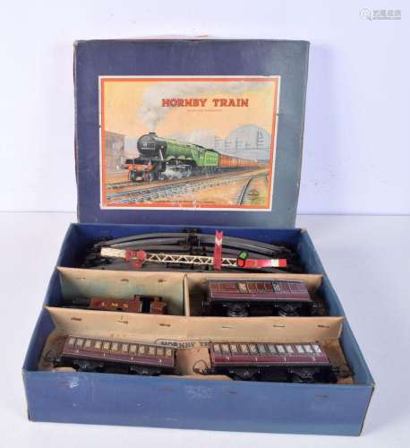 A boxed Hornby train set LMS 2270 00 gauge .