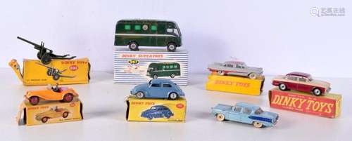 A collection of boxed Dinky toys , BBC Mobile control room, ...