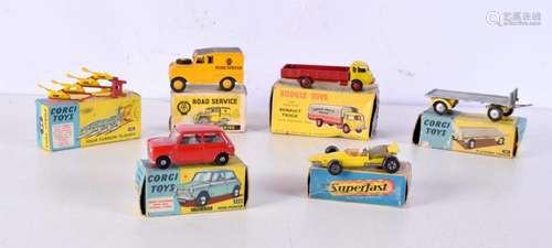 A collection of boxed Corgi models together with Matchbox an...