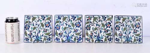 A collection of Qatar ceramic tiles decorated with foliage 1...