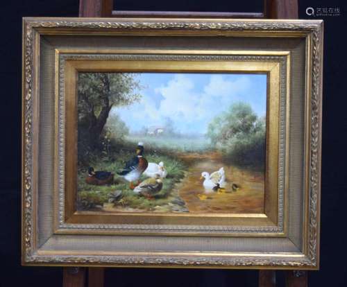 Ray Jacob 20/21st Century framed oil on canvas depicting wat...