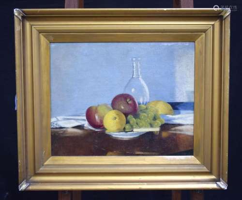 Joseph Pighills 1902- 1984) Framed oil on canvas, still life...