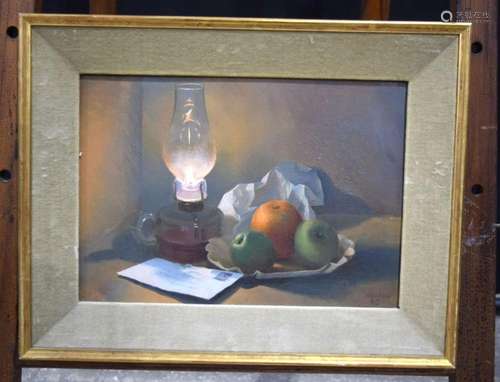 Gerald Norden (1912- 2020) Framed oil on board still life st...