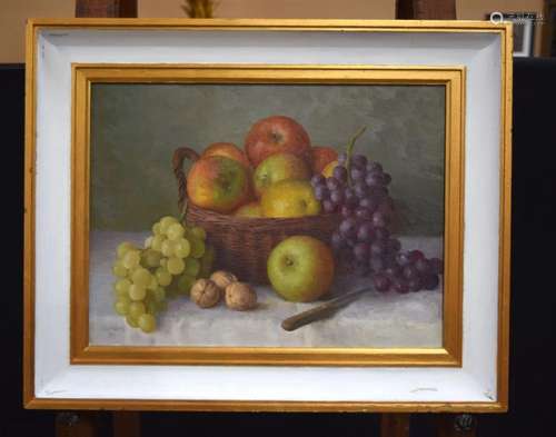 Gerald Norden (1912- 2020) Framed oil on board still life st...