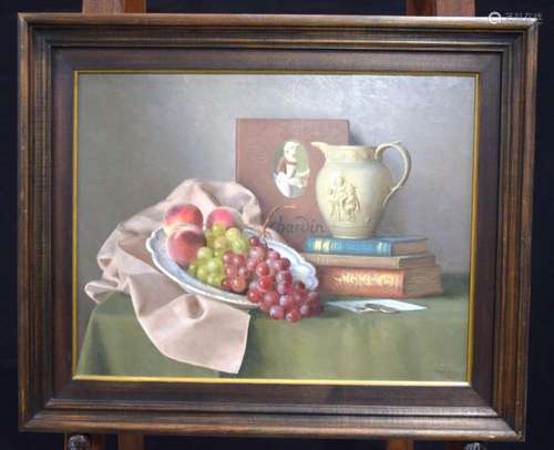 Gerald Norden (1912- 2020) Framed oil on board "Homage ...