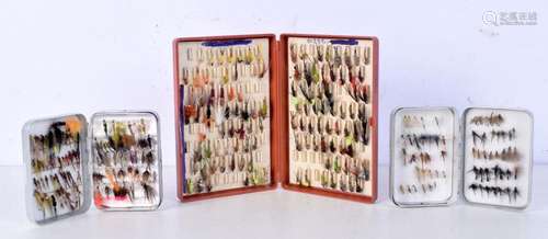 A collection of fishing flies (Qty)