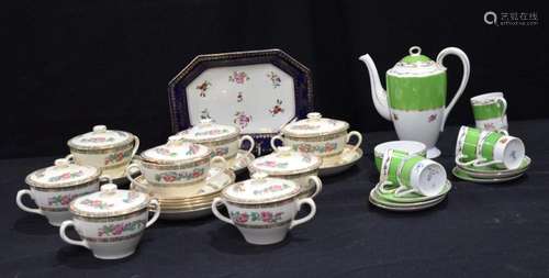 A collection of Buslem ware Soup Tureens together with a cer...