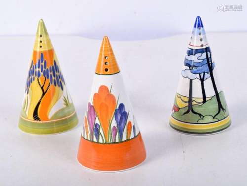 Boxed Clarice Cliff Sweet Seduction series , Sugar shakers ,...