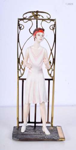 A porcelain Albany Art Deco figurine "Wimbledon " ...