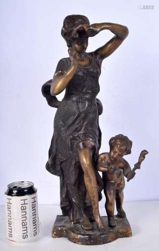 A large bronze of a female 47 cm