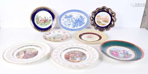 A collection of plates Ainsley, Johnsons Brothers Etc larges...