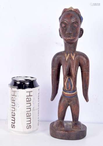 An African Tribal Baule wooden figure 26 cm.