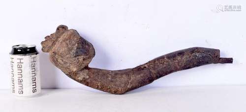 A large African Tribal pipe 50 cm.