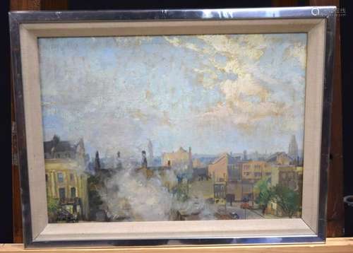 Adrian W H Chorley (1906-1983) Framed oil on board "Eve...