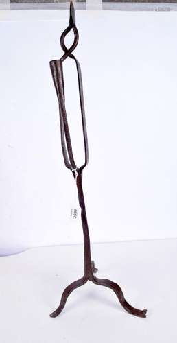 A 18/19th Century cast wrought iron Rushnip 64 cm.