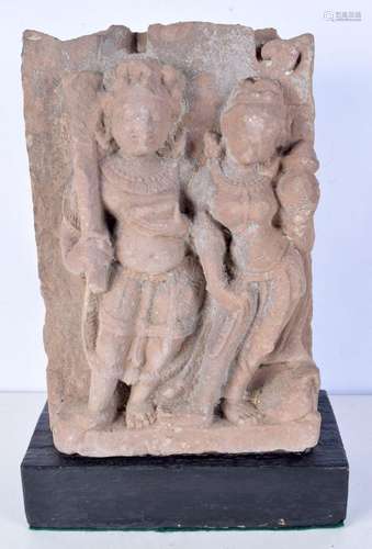 An early Indian stone carving 40 x 25 cm.