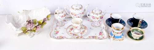 A collection of Continental porcelain (Qty)