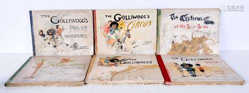 A collection of Florence Upton Golliwog books together Flore...