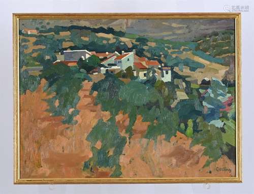 λ ANNABEL GOSLING (BRITISH B. 1942), HOUSES IN ANDALUSIA