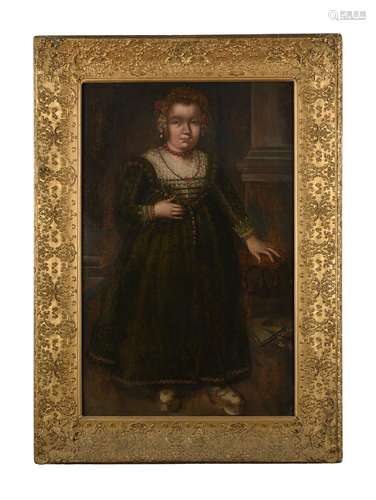 ITALIAN SCHOOL (17TH CENTURY), PORTRAIT OF A YOUNG GIRL