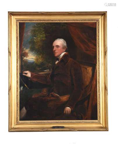 AFTER SIR THOMAS LAWRENCE, PORTRAIT OF WILLIAM BAKER OF BAYF...