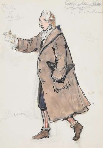 ALEXANDRE BENOIS (RUSSIAN 1870-1960), COSTUME DESIGN FOR BAL...