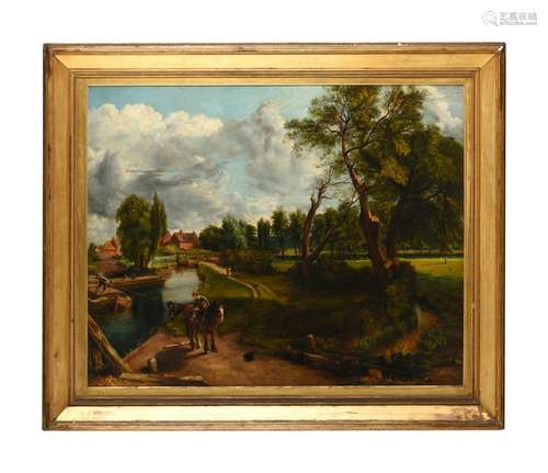 AFTER JOHN CONSTABLE, FLATFORD MILL ('SCENE ON A NAVIGABLE R...