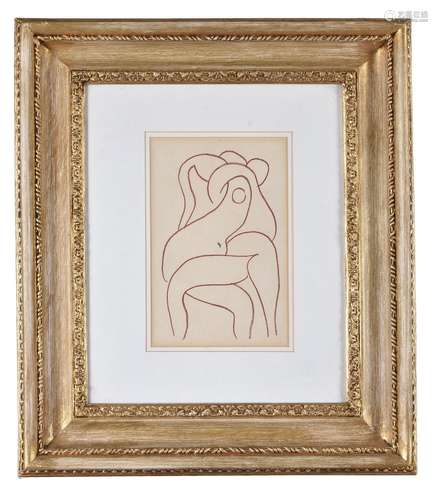 λ AFTER HENRI MATISSE, THE ENTWINED LOVERS