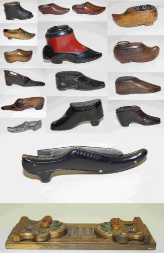 Sammlung Miniatur-Schuhen, 1890-1930
