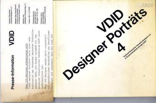 Kataloge, VDID Designer Porträts 4, 1983