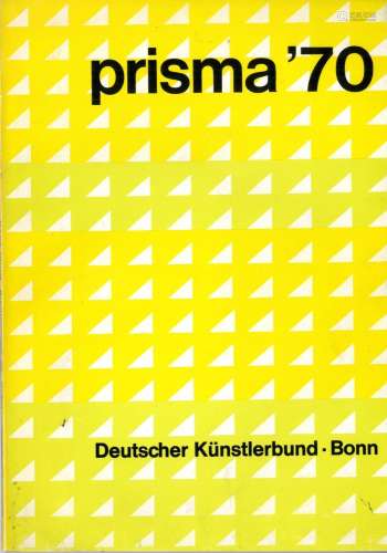 Katalog, Prima´70, Deutscher Künstlerbund Bonn
