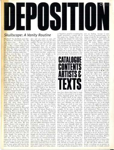 Katalog, Deposition 1997