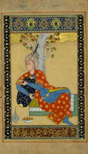Miniaturmalerei (31 x 18,5 cm), Persien