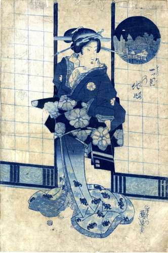 Eisen, Keisai 1790-1848 Aizurie, 1842