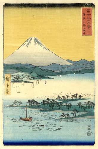 Hiroshige, Utagawa 1797-1858 Oban, dat. 1858