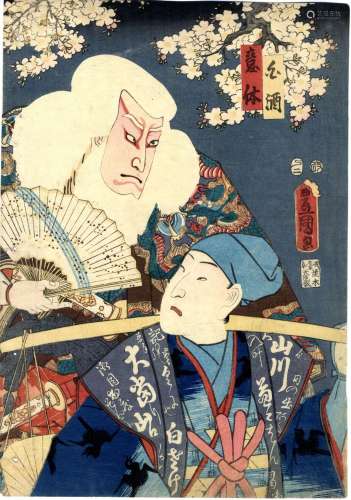 Kunisada, Utagawa 1786-1865 Oban, dat. 1857