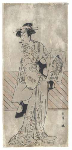 Katsukawa, Kabuki, Original Japanese Woodblock Print