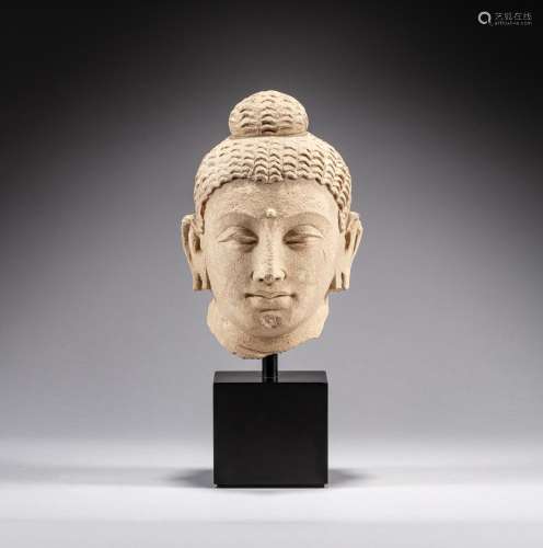 A stucco head of Buddha, Gandhara, 3rd - 4th century | 犍陀羅...