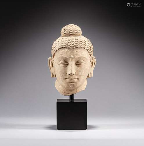 A stucco head of Buddha, Gandhara, 3rd - 4th century | 犍陀羅...