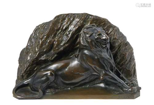 209 Frédéric-Auguste BARTHOLDI ( 1834 - 1904 )<br />
Le lion...