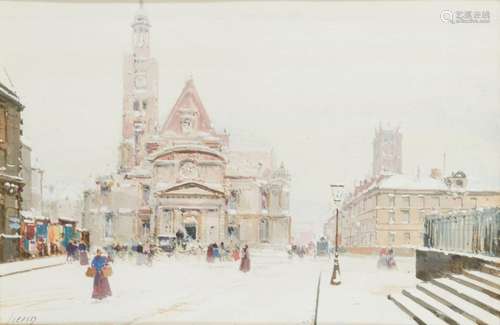 350 Eugène GALIEN-LALOUE (1854-1941)<br />
Église Saint-Étie...