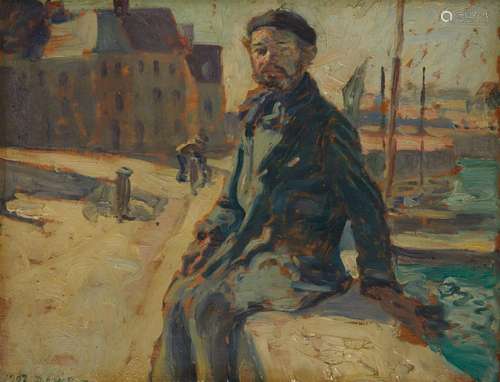 352 David Osipovitch WIDHOPFF (1867-1933)<br />
Portrait d'h...