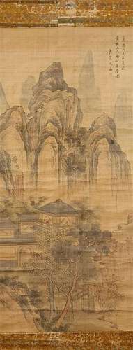 A wen jia's landscape painting