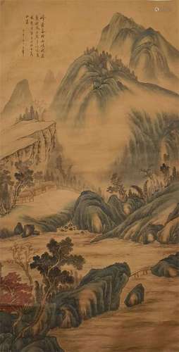 A Wang hui's landscape painting