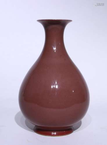 Red glaze jade pot spring bottle