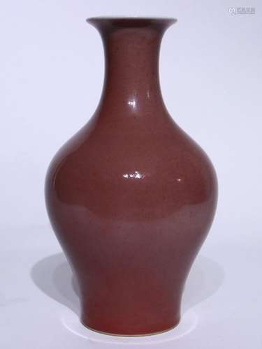 Red glaze Guanyin bottle